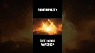 Anime impact FX - FREE Houdini workshop sponsored by SideFX!  Available now on our website!