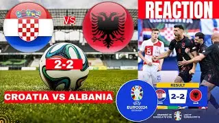 Croatia vs Albania 2-2 Live Stream Euro 2024 Football Match Today Score Commentary Highlights Direct