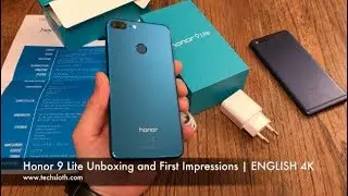 Honor 9 Lite Unboxing and First Impressions | ENGLISH 4K