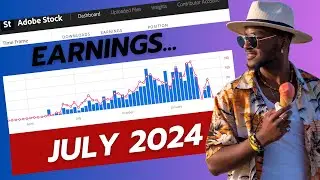 How Much I Earned Selling AI Art on Adobe Stock | July 2024 Update