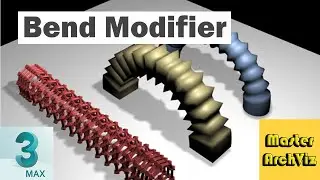 3ds Max Modifiers | Bend Modifier