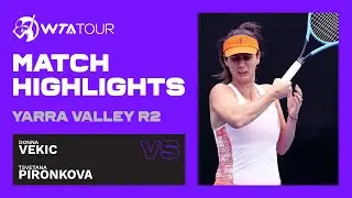 D. Vekic vs. T. Pironkova | 2021 Yarra Valley Classic Day 2 | WTA Highlights