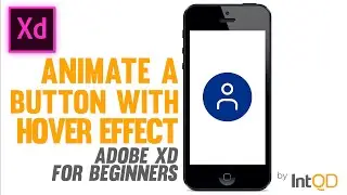 Animated button with a hover effect in Adobe XD