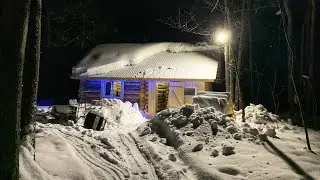 Лесная изба | Заготовка дров у брошенного вагона | Чистейший родник