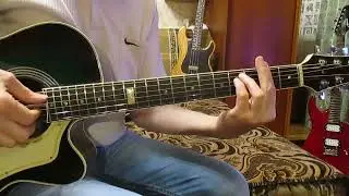 Любимая моя -В. Быков (как играть на гитаре аккорды)