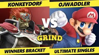 The Grind 280 - KonkeyDorf (Ganondorf) Vs. Ojwaddler (Mario) Smash Ultimate - SSBU