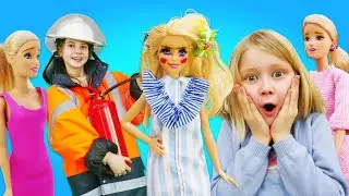 Барби куклы - все серии подряд. Веселые игры сестрички лайф