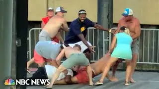 Watch: Video shows brawl erupt on Alabama riverfront