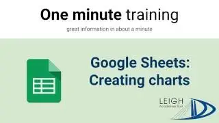 One minute training - creating charts in Google Slides