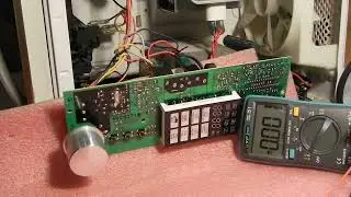 Ремонт платы управления микроволновки Candy CMG25D. Взрыв шим контроллера. Microwave repair Candy