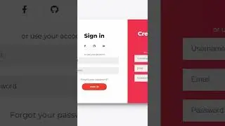 Login and Signup Form #html #css