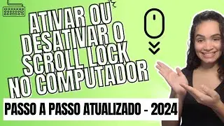 Como Desativar Scroll Lock