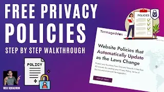 Free Privacy Policy Generator - Termageddon Walkthrough - Cookies Consent Tool - Web Agency Partners