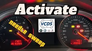 VCDS Activate NEEDLE SWEEP - VW, AUDI, SKODA, SEAT - In under 2 MINUTES