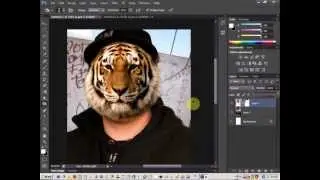 photoshop face change effect