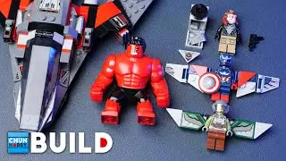 LEGO Speed Build! 76292 Captain America vs. Red Hulk Battle! | LEGO Marvel 2025 | Beat Build