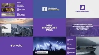 Modern Broadcast Pack | After Effects Template | Broadcast Packages