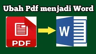 Cara mengubah file pdf ke word tanpa aplikasi