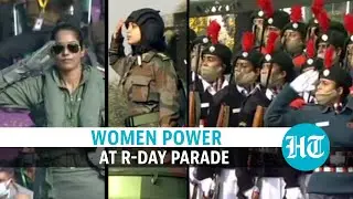 Watch: Women bravehearts showcase valour at 72nd Republic Day parade in Delhi