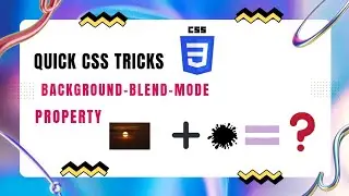 Quick Css Tricks : Background Blend Mode Property (Css Animation)