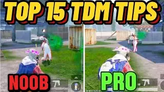 BGMI TOP 15 TDM TIPS🤯🤫 | TDM Tips and tricks | Secret of TDM 🔥