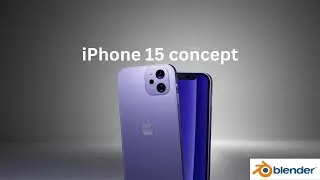 iPhone 15 concept | 3D Product animation in Blender #vfx #blender #iphone