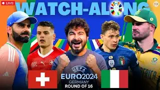 Switzerland v Italy | India v South Africa Final | Euro 2024 RO16 | LIVE Reaction & Watchalong