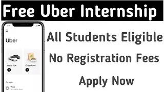 Uber Internship For Collage Students | Get Internship & Full-Time Job at UBER | UBER Hacktag