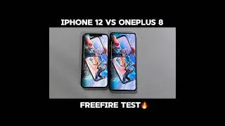 iPhone 12 vs OnePlus 8 - Freefire  TEST!!