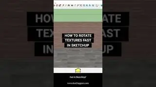 How to rotate texture FAST in Sketchup