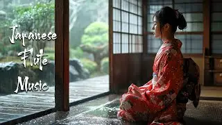 Calmness in the Rain - Beautiful Japanese Music - Japanese Flute Music For Meditation, Healing