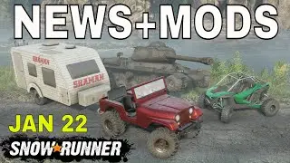 SNOWRUNNER LATEST NEWS & NEW CONSOLE MODS UPDATE NEW MAP REGION