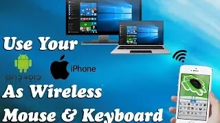 Android or iPhone as Wireless Mouse, Touchpad and Keyboard