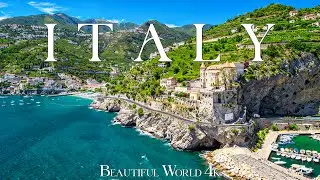 Italy 4K • Explore Iconic Cities, Rolling Hills, and Enchanting Coastal Beauty • 4K VIDEO HD