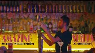 Amazing Bartender skills Alexander Shtifanov