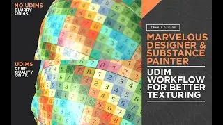 Marvelous Designer 9 & Substance Painter - UDIM Workflow For Better Texturing