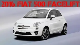 2016 Fiat 500 Facelift Leaks Ahead Of NY Auto Show Debut Today