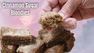 Cinnamon Sugar Blondies | MOLCS Easy Recipes