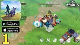 Amikin Survival Global Launch Gameplay Walkthrough Part 1 (ios, Android)