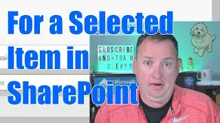 Power Automate for a selected item SharePoint trigger