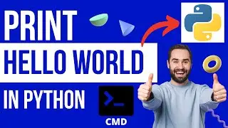 Python Program to Print "Hello World" | First Python Program | Python Tutorial | 2022