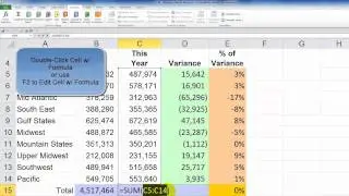 How to Apply Named Cell Ranges to Existing Excel Formulas