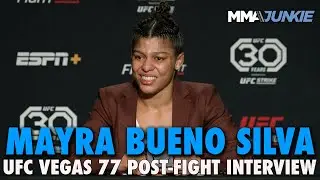 Mayra Bueno Silva Amused by Julianna Peñas Threat: I Will Smash Her For Title | UFC on ESPN 49