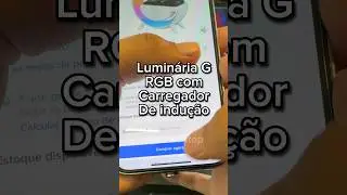 Luminária G Speaker caixa de som e carregador de indução