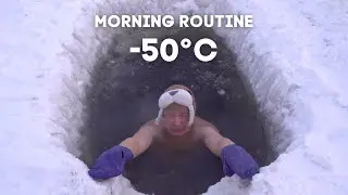 The Yakutian Morning Routine: Ice Bath (-50°C/-58°F)