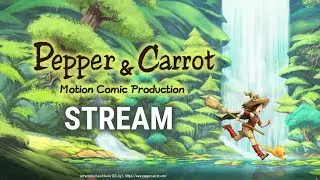 Working on animation for new Pepper&Carrot episode