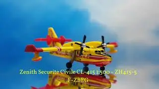 ✈ Zenith, Securite Civile, CL-415, F-ZBEG, 1:500 ✈