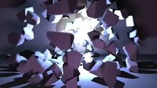 3D Crumple Cube Logo (After Effects template)