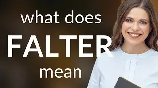 Falter • FALTER definition