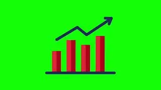 Green Screen Animated Bar Graph Increasing | Free Download